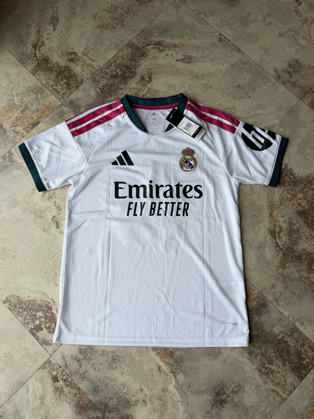 adidas Men’s White Real Madrid #10 Kylian Mbappe Home Jersey 2026